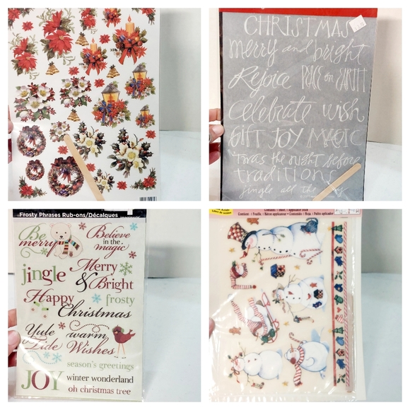 Rub on transfer Christmas bundle (996) - Picture 5 of 8